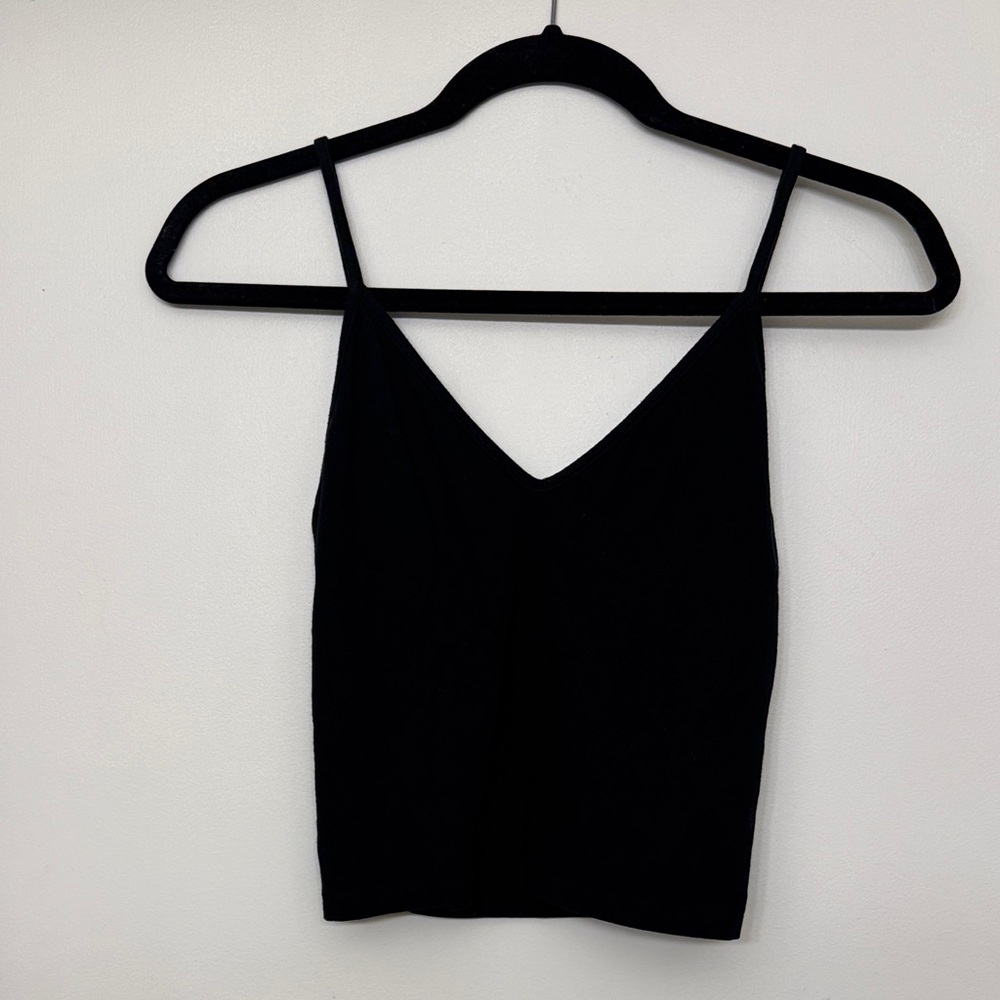 Black Crop Tank